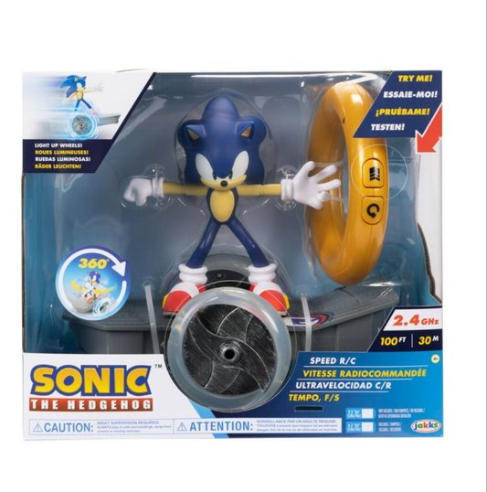 Sonic the Hedgehog Speed R/C – Spin, Dash & Light Up Fun! 🌀💙
