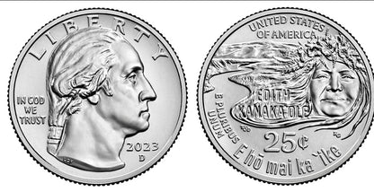 Limited Edition 2023 P Edith Kanaka’ole Quarter “EDITH” Die Clash Errors
