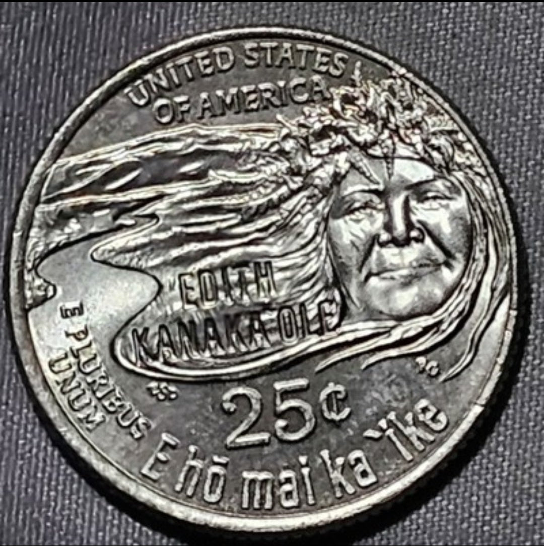 Limited Edition 2023 P Edith Kanaka’ole Quarter “EDITH” Die Clash Errors