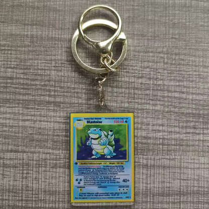 Pokémon Blastoise Card Keychain